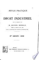 Revue pratique du droit industriel