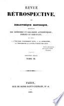 Revue rétrospective, ou bibliothèque historique