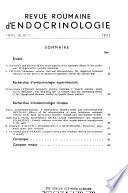 Revue Roumaine D'endocrinologie