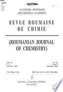 Revue roumaine de chimie