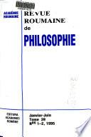 Revue roumaine de philosophie et logique