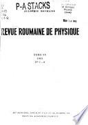 Revue Roumaine de Physique