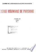 Revue Roumaine de Physique