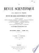 Revue scientifique de la France et de l'étranger