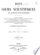Revue scientifique de la France et de l'étranger