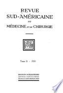 Revue sud-Américaine de médecine et de chirurgie