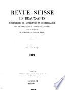 Revue suisse de beaux-arts, d'archéologie, de littérature et de bibliographie