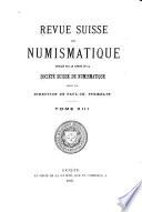 Revue suisse de numismatique