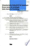 Revue suisse de sociologie