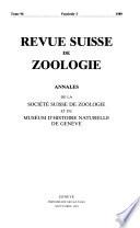 Revue suisse de zoologie