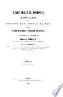 Revue suisse de zoologie