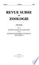 Revue suisse de zoologie