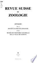Revue suisse de zoologie