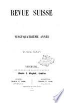 Revue Suisse et chronique littéraire