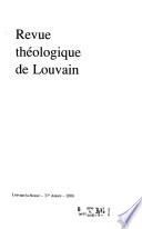 Revue théologique de Louvain