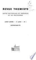 Revue thomiste