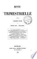 Revue trimestrielle