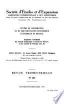 Revue trimestrielle - Société d'études et d'expansion