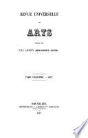 Revue universelle des artes