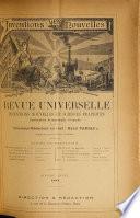 Revue universelle des inventions et des sciences practiques
