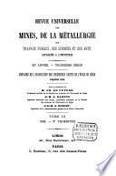 Revue universelle des mines, de la métallurgie, de la mécanique des travaux publics, des sciences et des arts appliqués à l'industrie