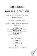 Revue universelle des mines de la métallurgie, des travaux publics, des sciences et des arts appliqués à l'industrie