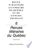 Revues littéraires du Québec