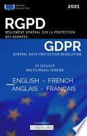 RGPD de l'anglais au français - Règlement général pour la protection des données personnelles