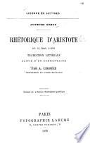 Rhétorique d'Aristote liv. II, chap. I-XVII.