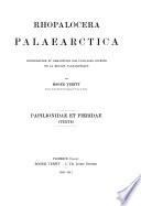 Rhopalocera palaearctica, iconographie et description des papillons diurnes de la région paléarctique