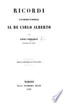 Ricordi d'una missione in Portogallo al re Carlo Alberto