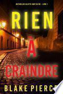 Rien à craindre (Un thriller Juliette Hart du FBI – Livre 1)