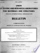 Rilem Bulletin