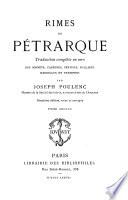 Rimes de Pétrarque