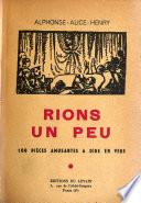 Rions un peu