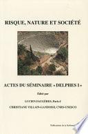 Risque, nature et société
