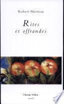 Rites et offrandes