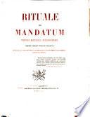 Rituale seu mandatum insignis eccesiae Suessionensis, tempore episcopi Nivelonis exaratum, sumptibus et curis Historicae
