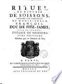 Rituel du diocese de Soissons, imprime par l'autorite de monseigneur Francois, duc de Fitz-James, pair de France, eveque de Soissons. Tome premier [-quatrieme]