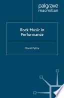 Rock Music in Performance