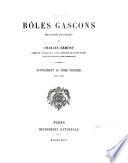 Roles gascons, 1242-1307, t.1-3: 1242-1254; t.1 suppl.1254-1255