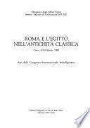 Roma e l'Egitto nell'antichità classica