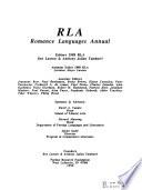 Romance Languages Annual