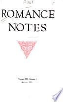 Romance Notes