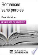 Romances sans paroles de Paul Verlaine