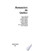 Romanciers du Québec
