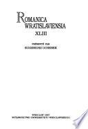 Romanica wratislaviensia