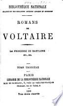 Romans de Voltaire ...