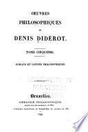 Romans et contes philosophiques