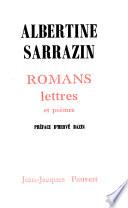 Romans, lettres et poèmes